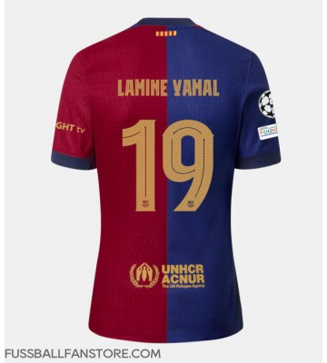 Barcelona Lamine Yamal #19 Replik Heimtrikot 2024-25 Kurzarm